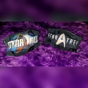 Set of 2 Star Trek Face Masks *NEW*